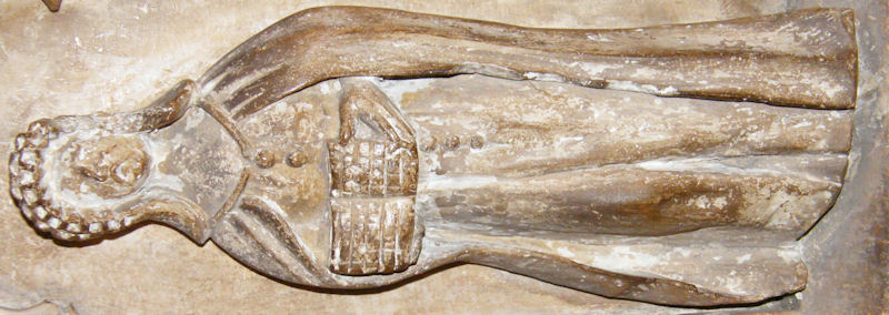 Warwick - St Mary Thomas Beauchamp 1369 and wife Katherine mortimer 1369 weeper